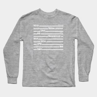 Modular Synth Long Sleeve T-Shirt